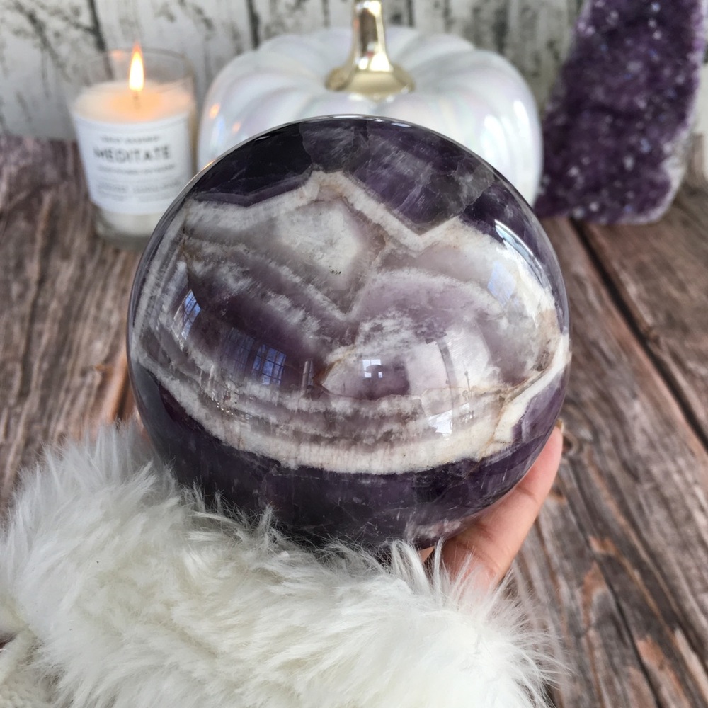 89mm Amethyst Sphere